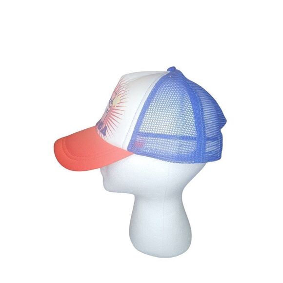 Merica Snapback Trucker Hat Red White And Blue One‎ Size Big Graphic - Picture 4 of 5